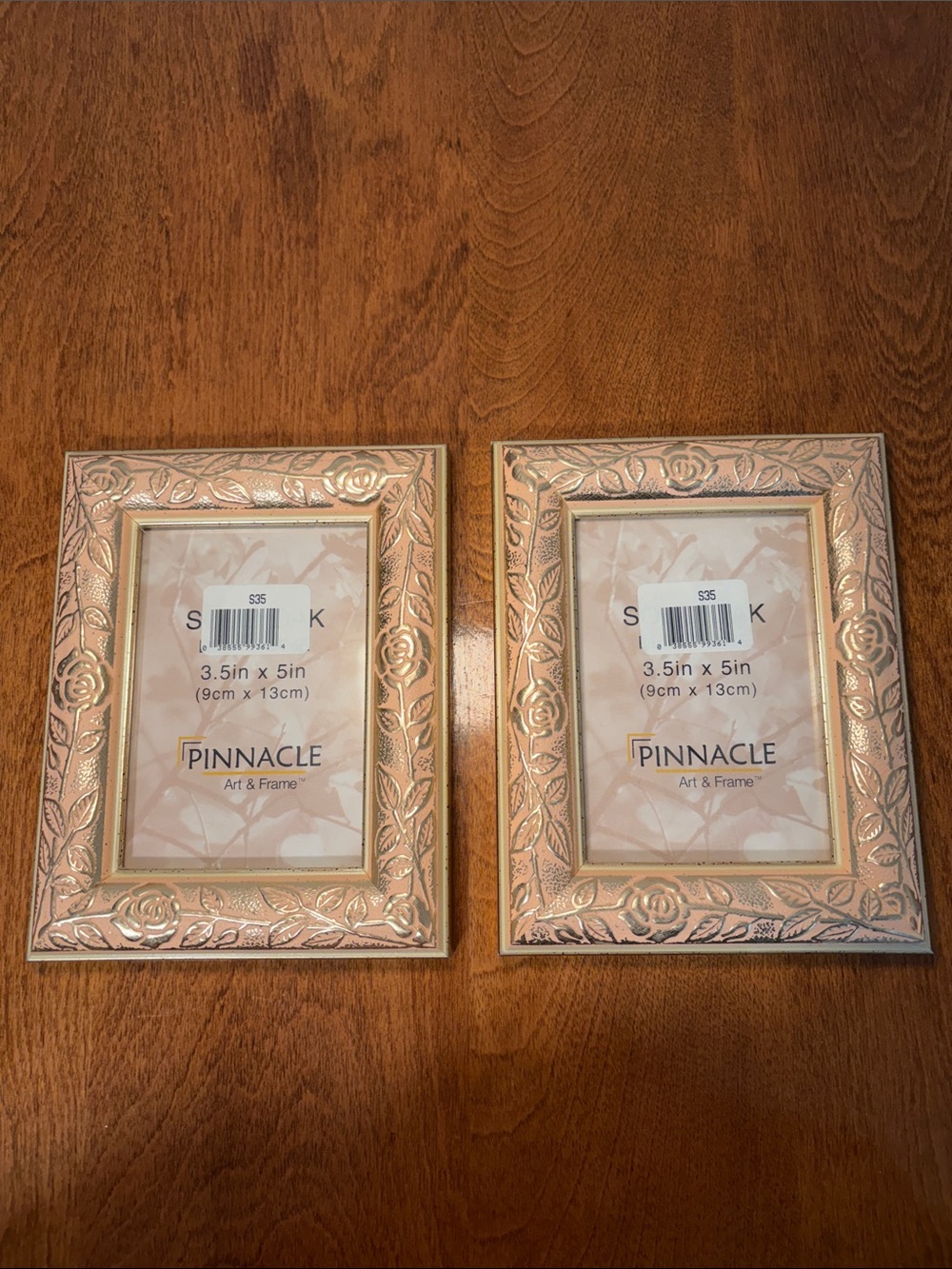 Romantic Cottagecore Floral Photo Frames Pair
